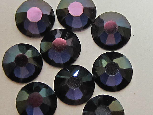 72 pcs. 20ss DARK INDIGO IRIS MIST (maxima) FLATBACK PRECIOSA Rhinestones